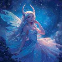 Celestial Boho Dreams – Fantasy Girl Collection (4 Prints)